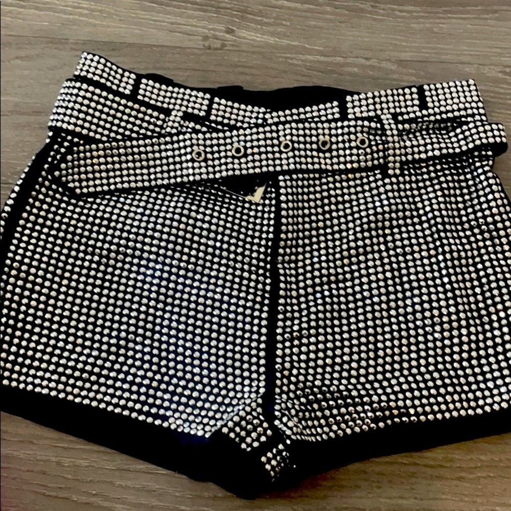 Rhinestone shorts